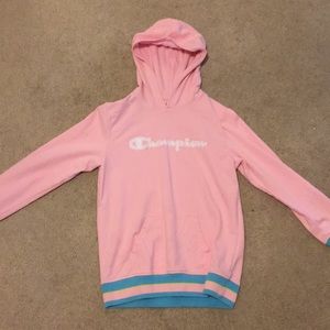 Cotton candy champion hoodie.